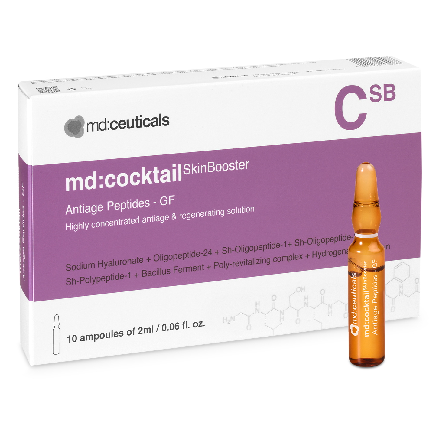 md:cocktail SkinBooster Antiage Peptides-GF